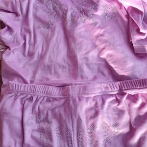 Juicy Couture Lavender Velour Lounge Set Size XL